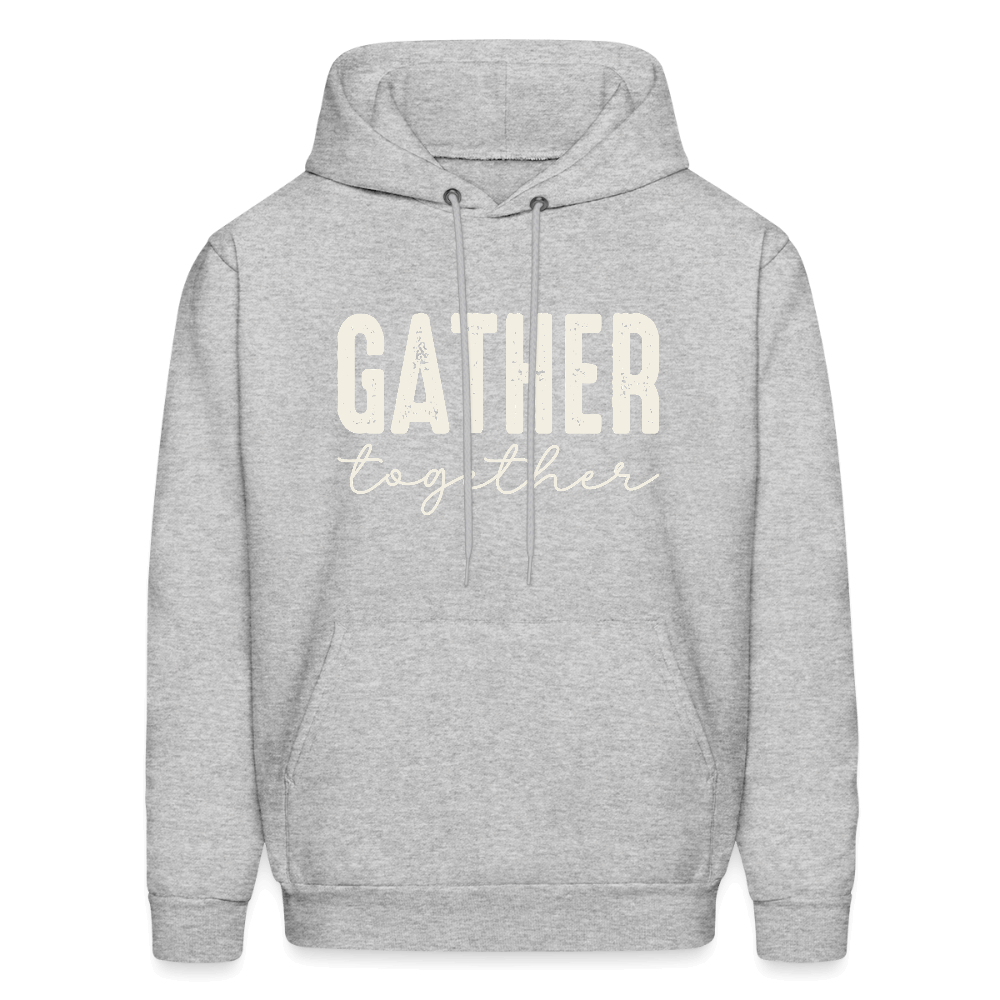 Gather Together (Thanksgiving) Hoodie Color: heather gray