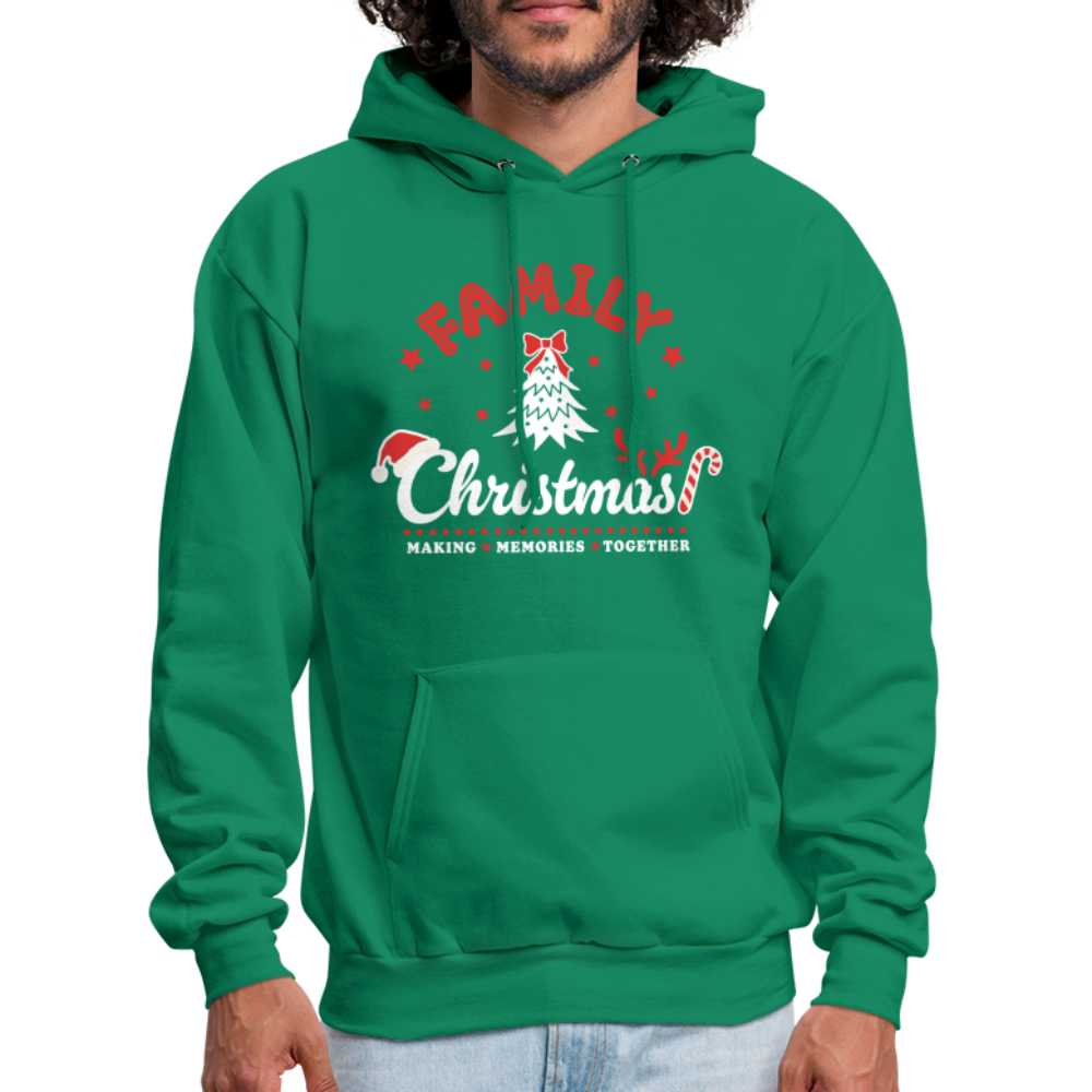 Family Christmas Making Memories Together Hoodie - kelly green