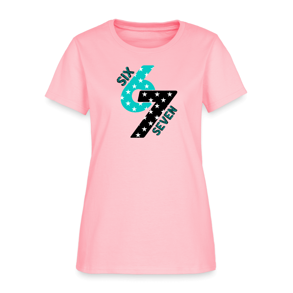 Six Seven 67 (Star) Women's T-Shirt Color: white