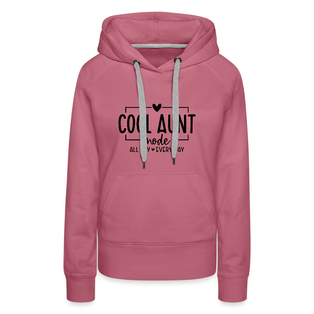 Cool Aunt Mode Women’s Premium Hoodie - mauve