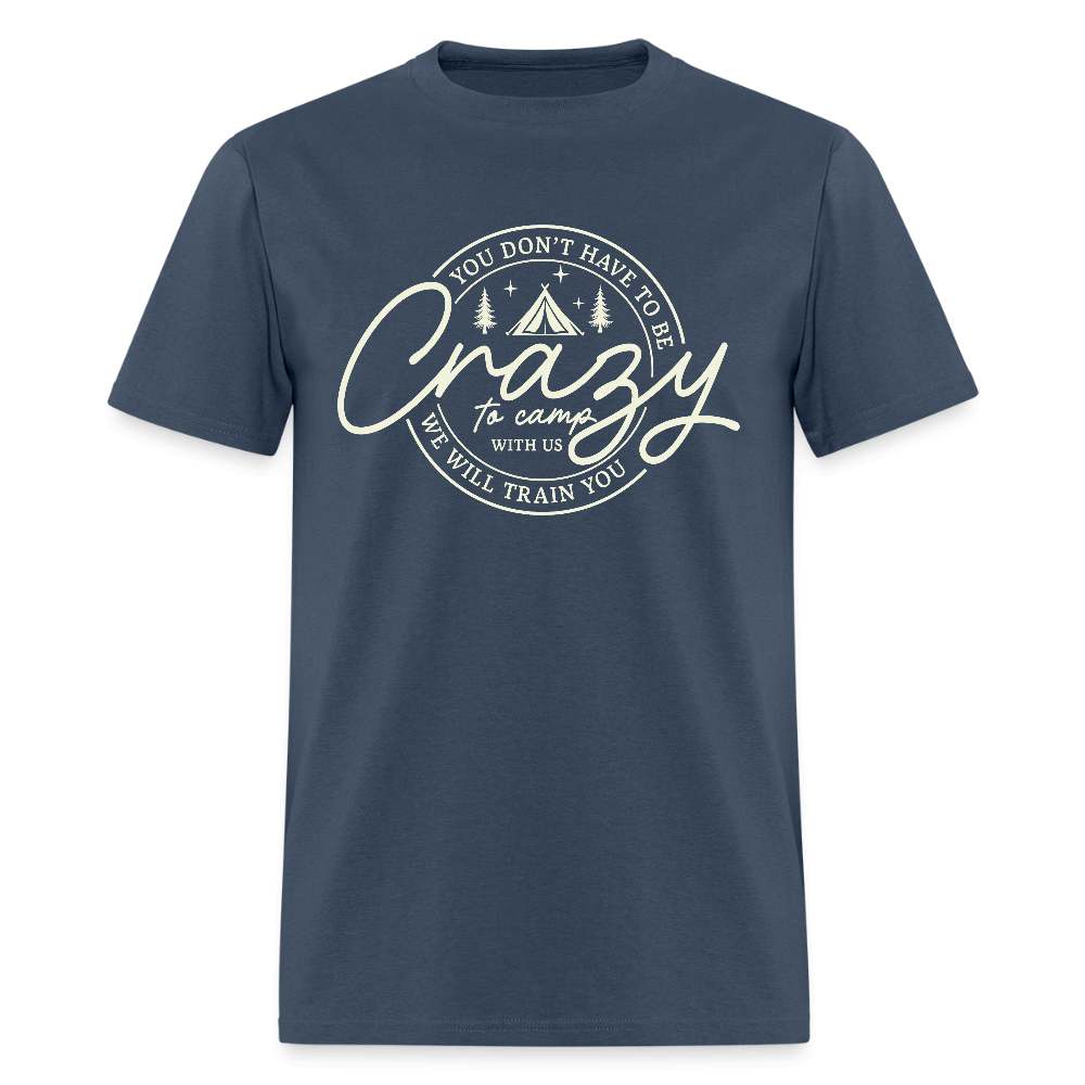 Crazy Camping T-Shirt Color: blue dusk