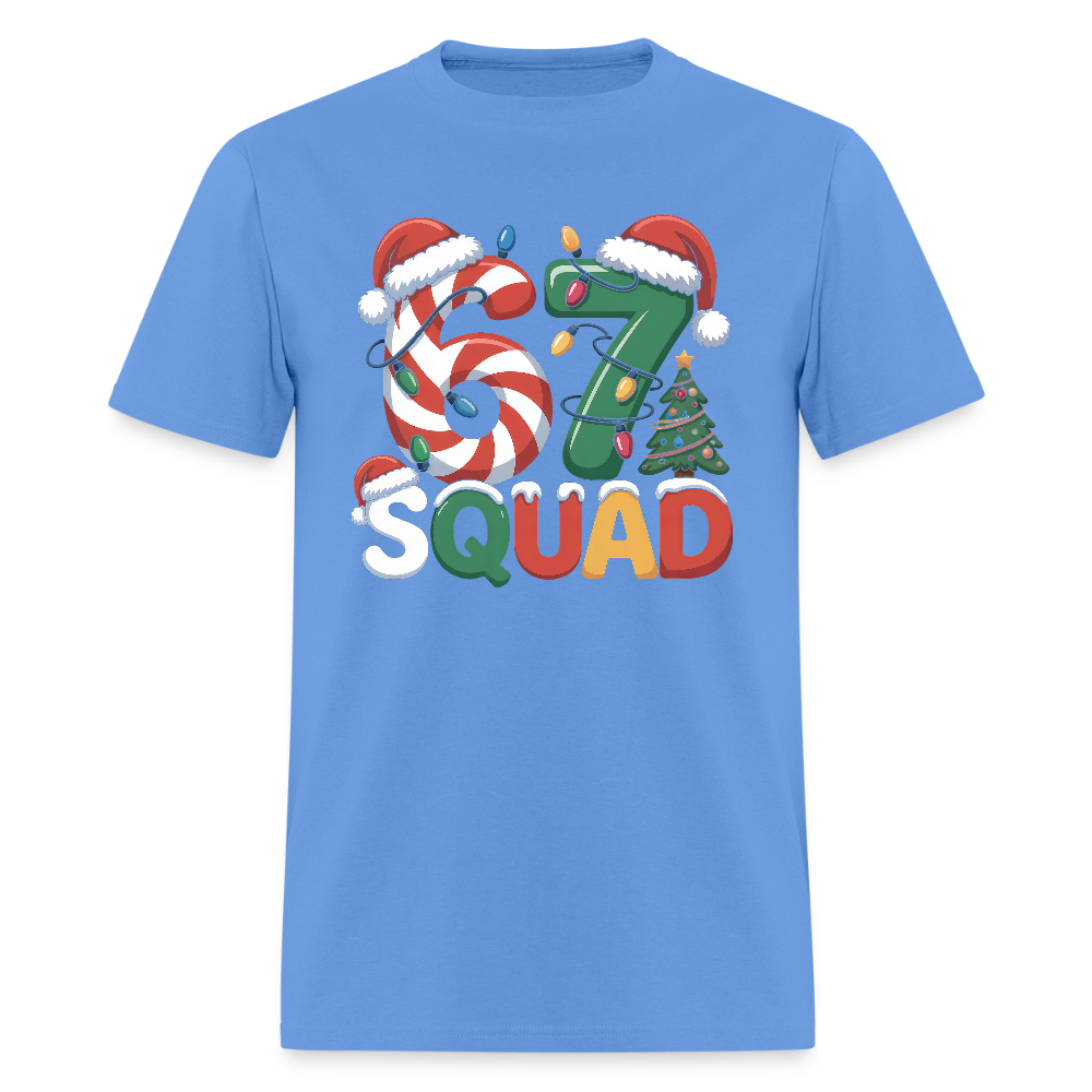 Six Seven Squad - Christmas 67 T-Shirt - carolina blue