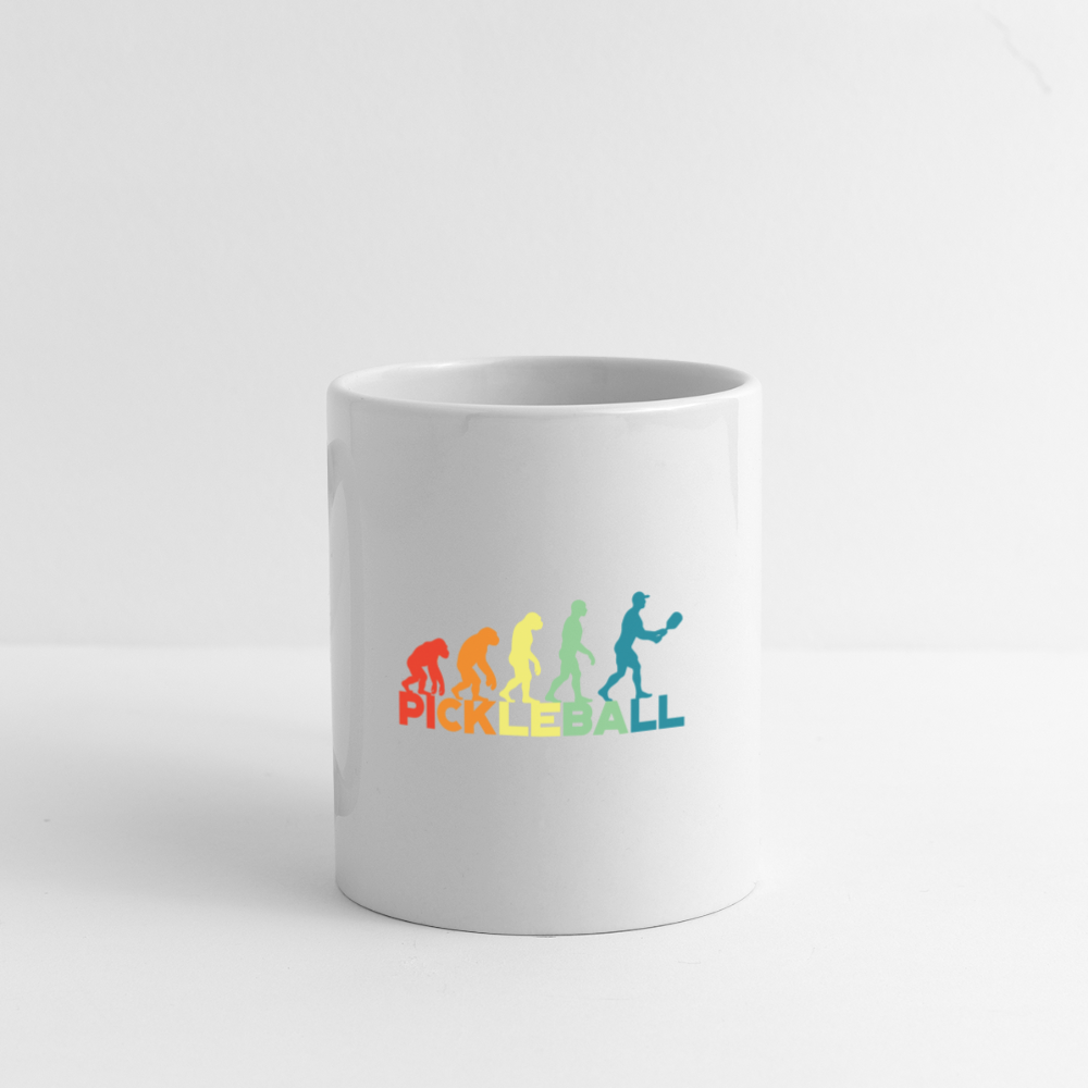 Pickleball Evolution Coffee Mug Color: white