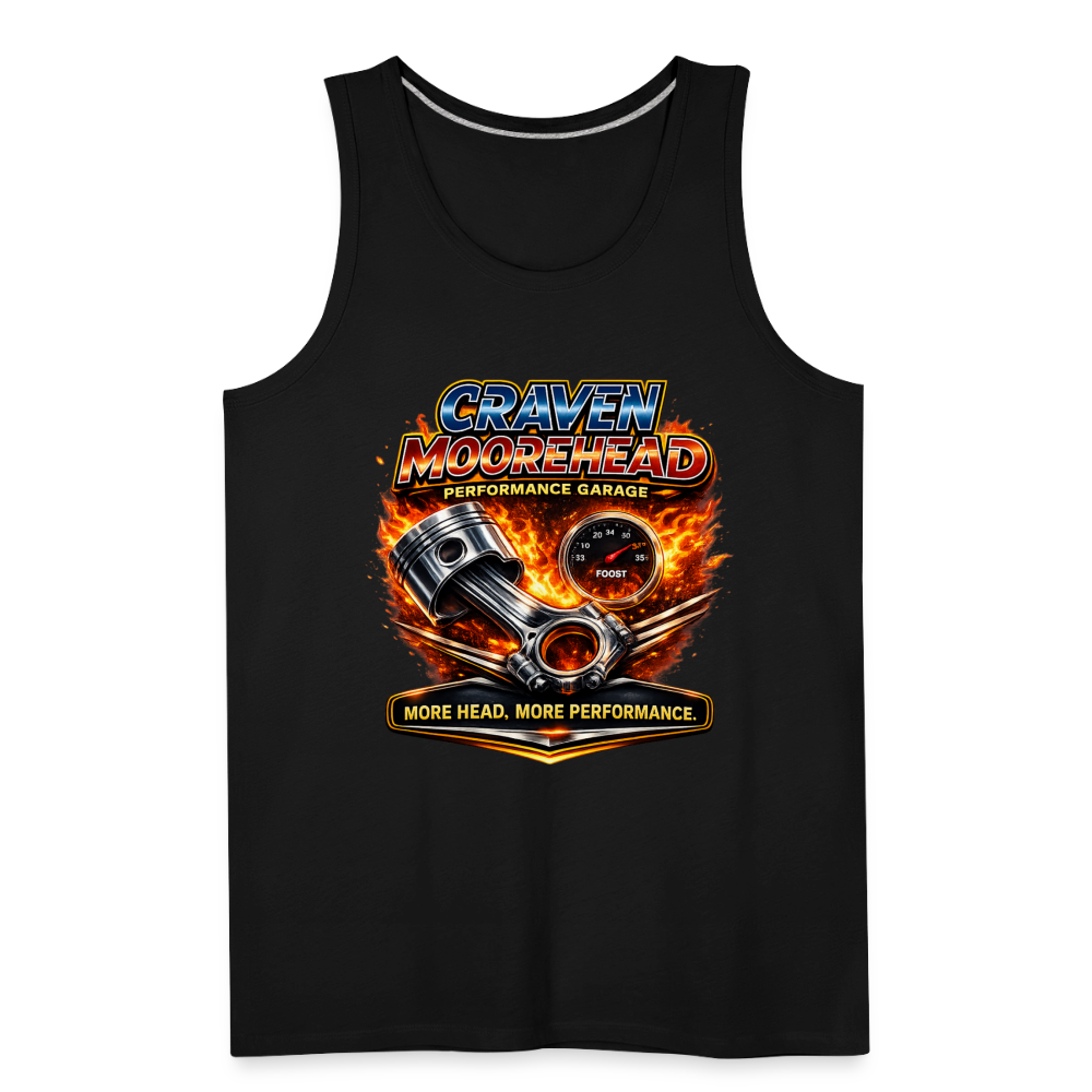 Craven Moorehead Performance Tank Top Color: Deep Navy