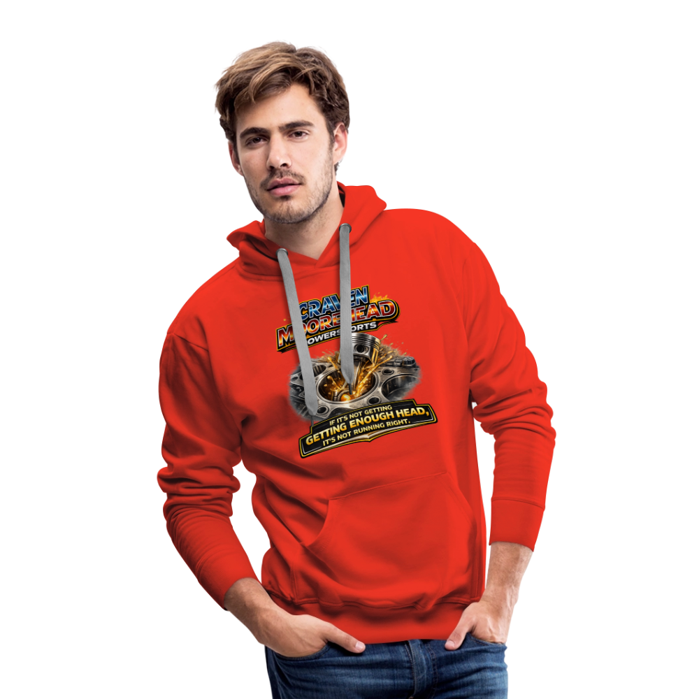 Craven Moorehead Powersports Funny Adult Humor Premium Hoodie Color: Black