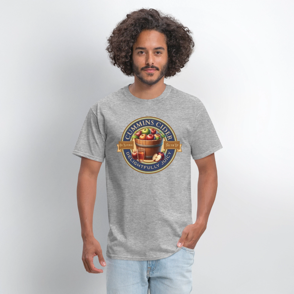 Cummins Cider (Funny Adult Humor) T-Shirt - heather gray