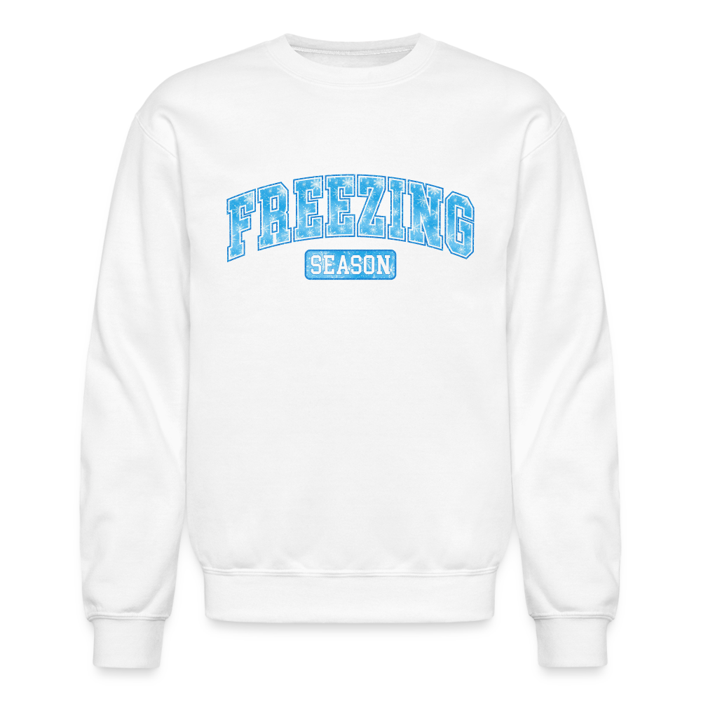 Freezing Season Unisex Crewneck Sweatshirt - white