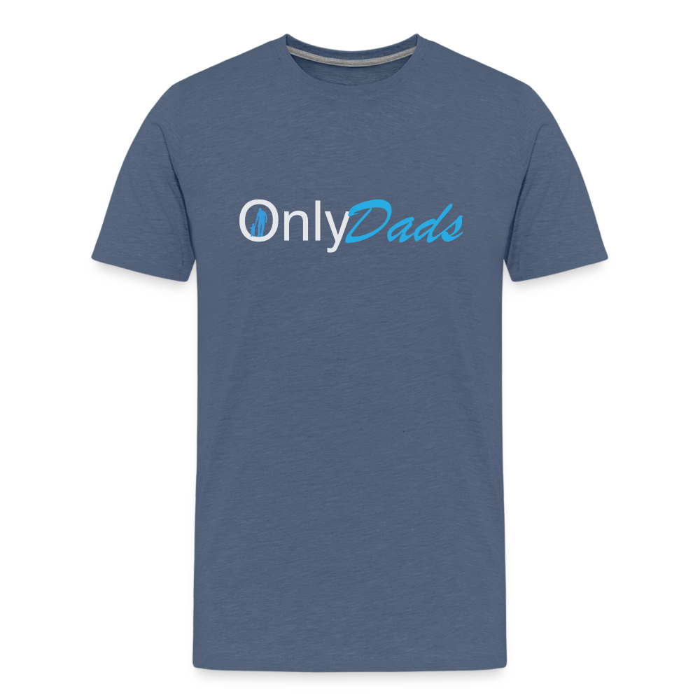 OnlyDads Premium T-Shirt - heather blue