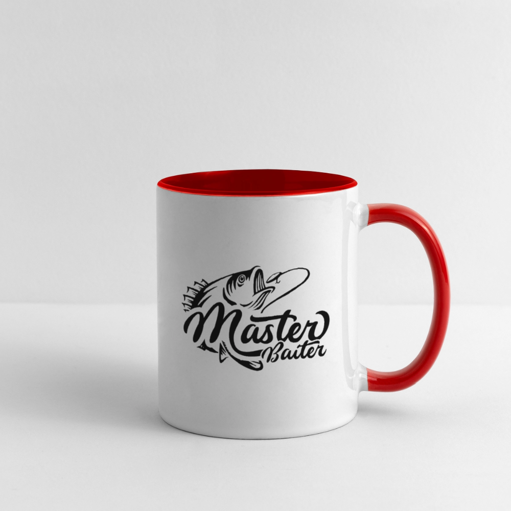 Master Baiter Funny Fishing Coffee Mug Color: white/black