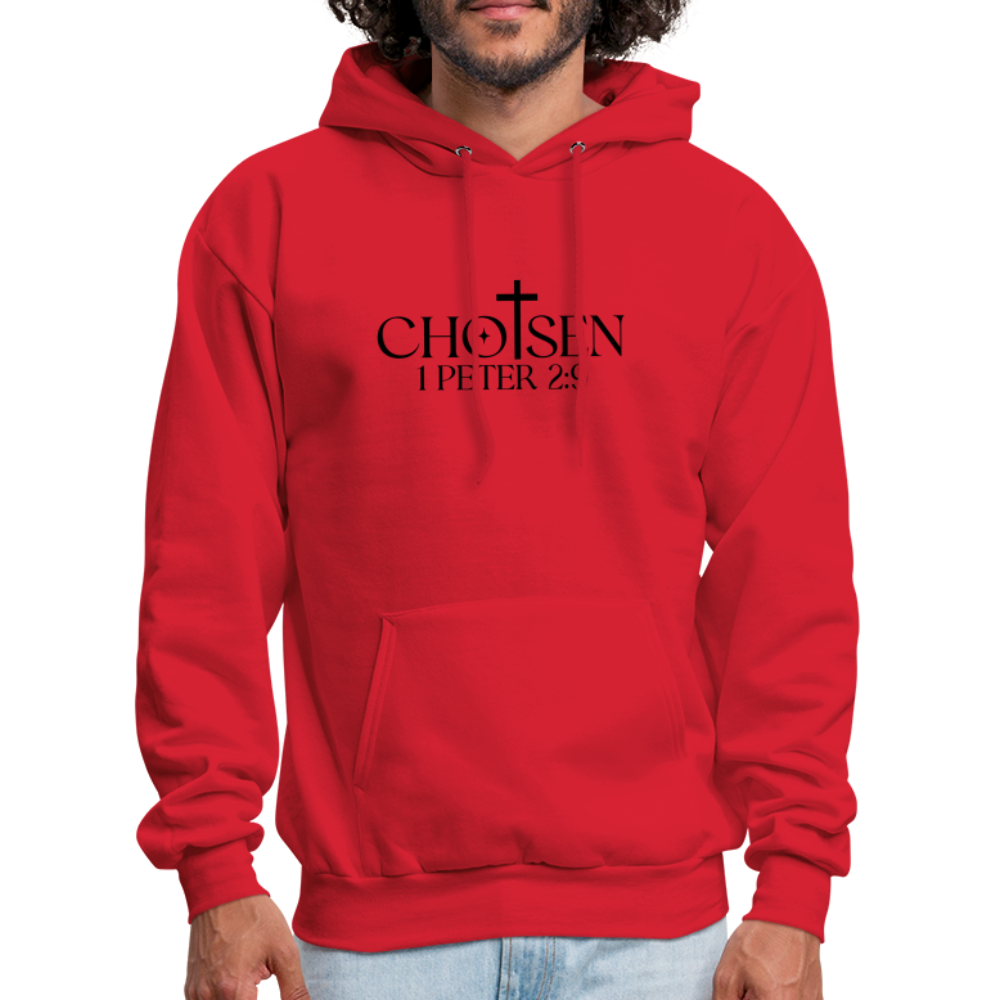 Chosen 1 Peter 2:9 Hoodie - red