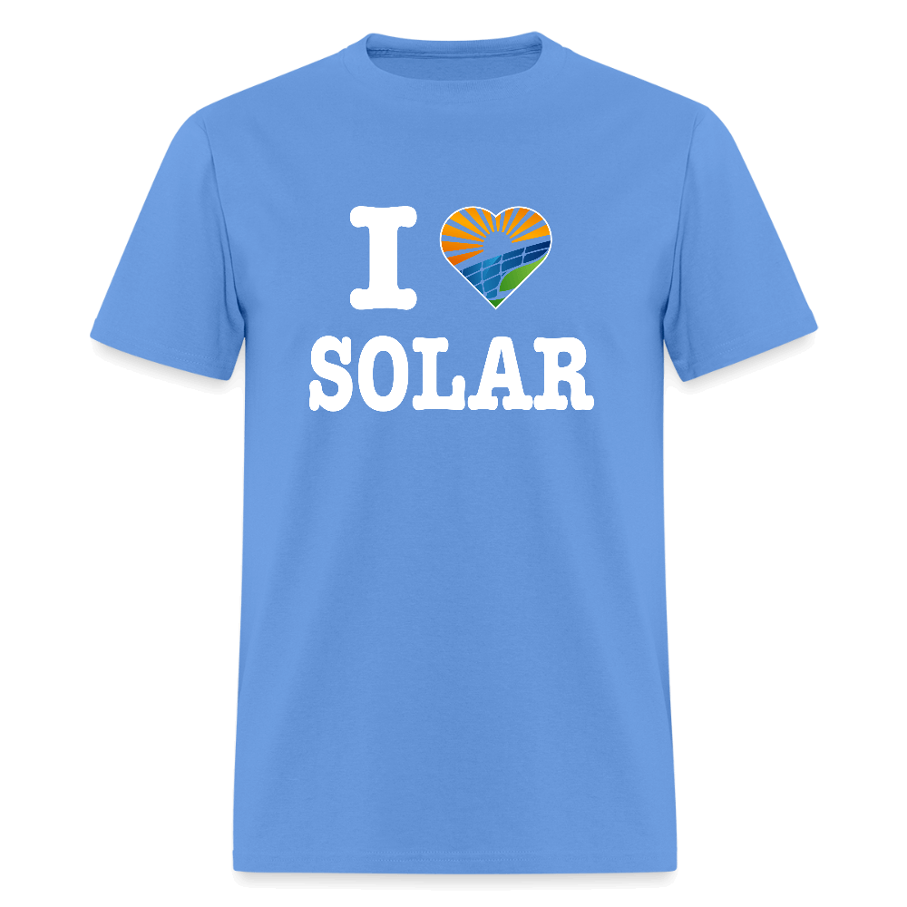 I Love Solar T-Shirt Color: carolina blue