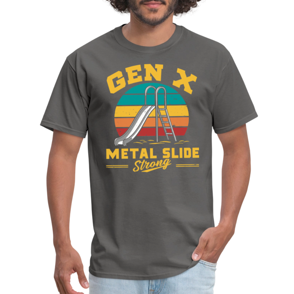 Gen-X Metal Slide Strong T-Shirt - charcoal
