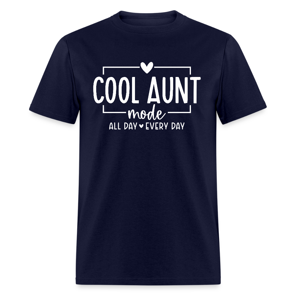 Cool Aunt Mode T-Shirt - navy