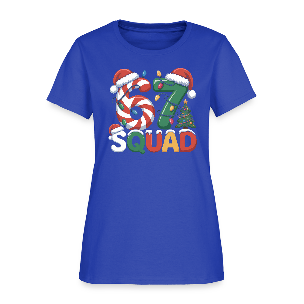 Six Seven Squad - Christmas 67 Women's T-Shirt - royal blue