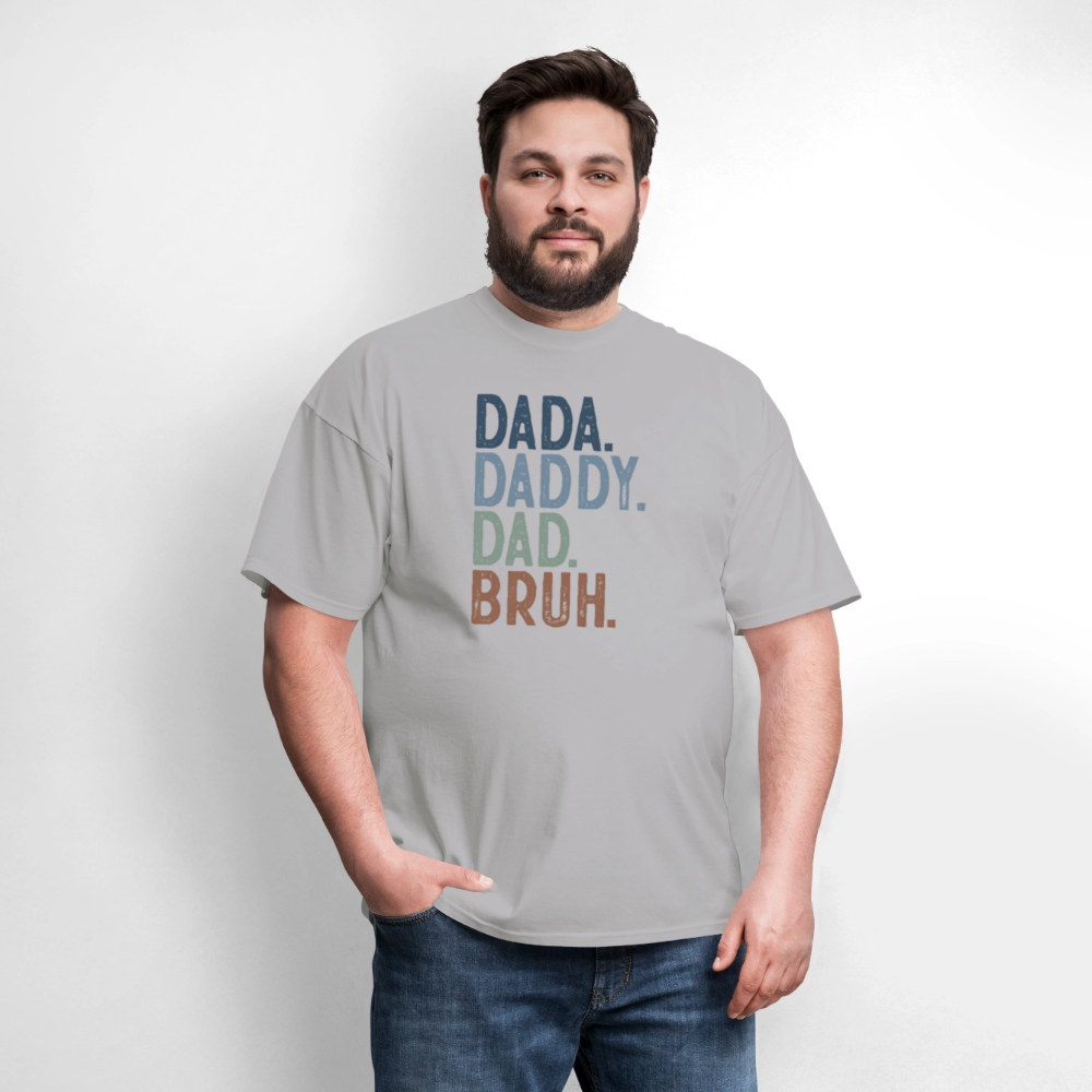 Dada Daddy Dad Bruh Funny T-Shirt for Dads Color: natural