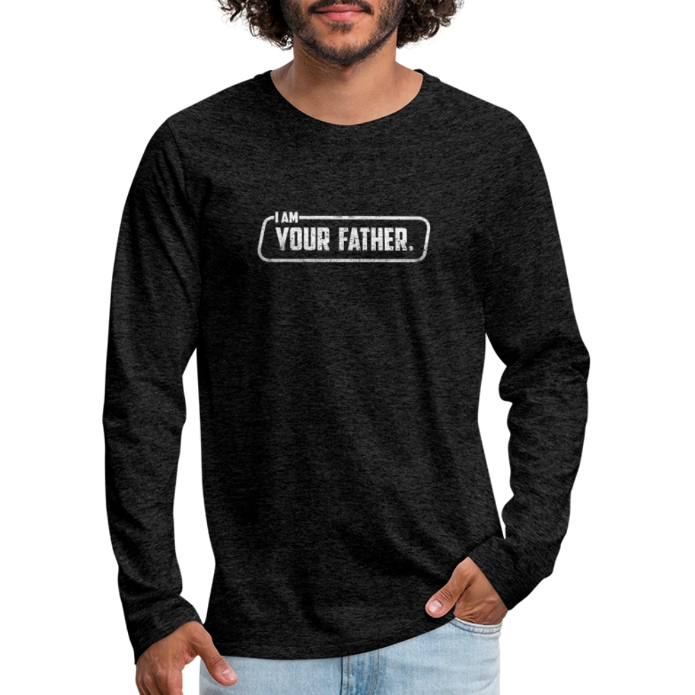 Men's Premium Long Sleeve T-Shirt - charcoal grey