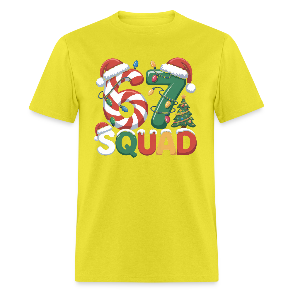 Six Seven Squad - Christmas 67 T-Shirt - yellow