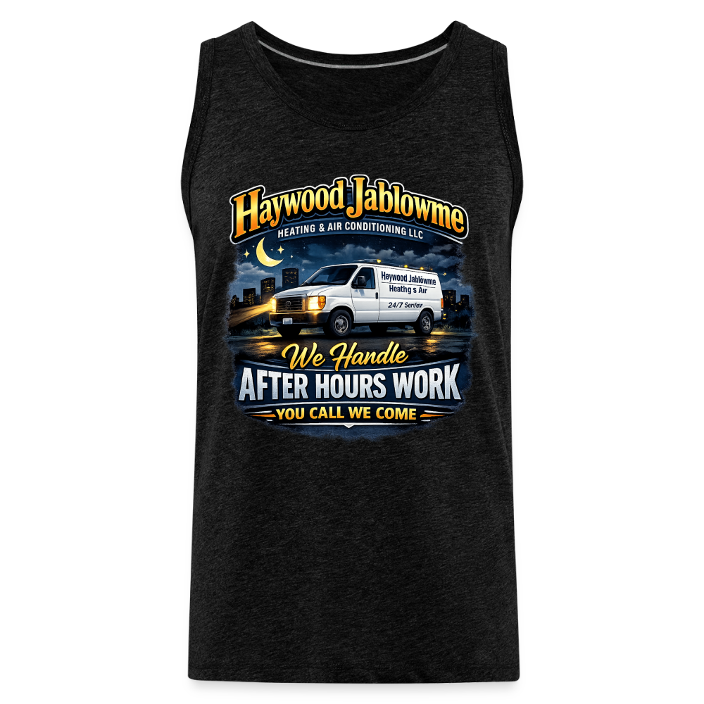 Haywood Jablowme Funny HVAC Tank Top Color: Black