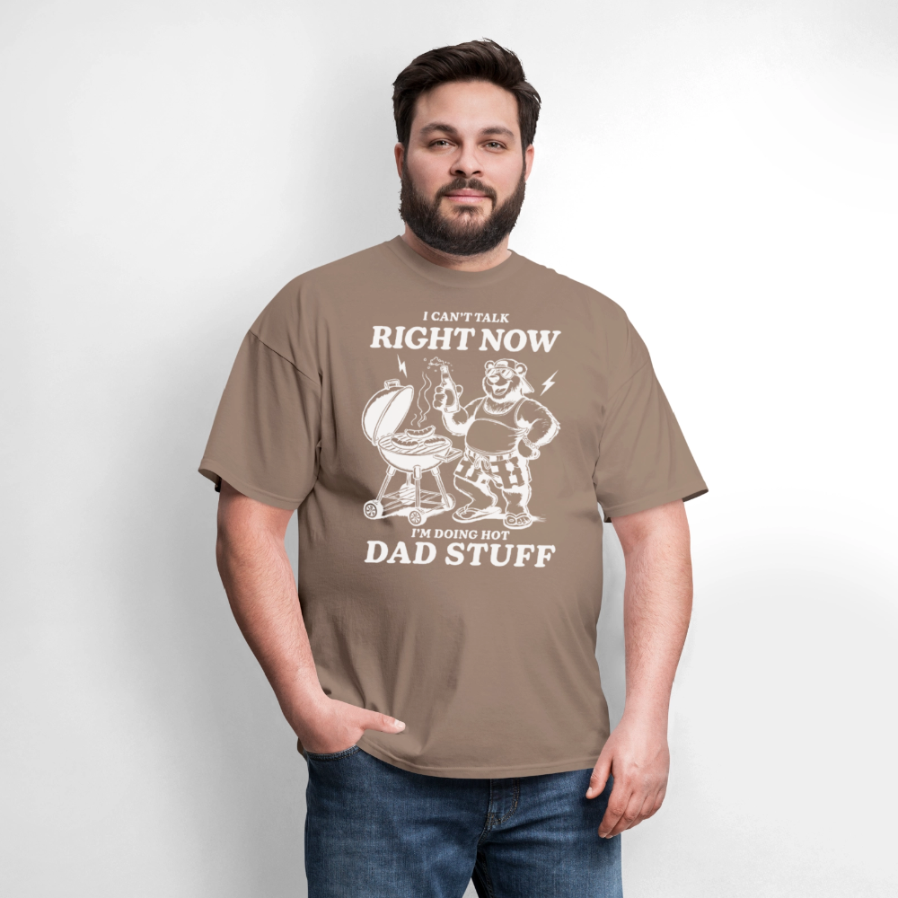 Doing Hot Dad Stuff (BBQ) T-Shirt - safari