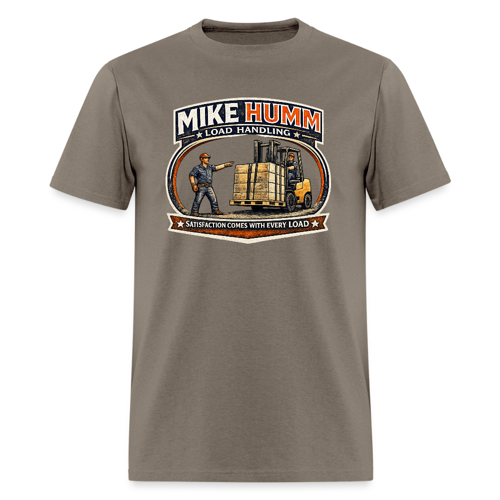 Mike Humm Load Handling T-Shirt Funny Adult Humor Tee - safari