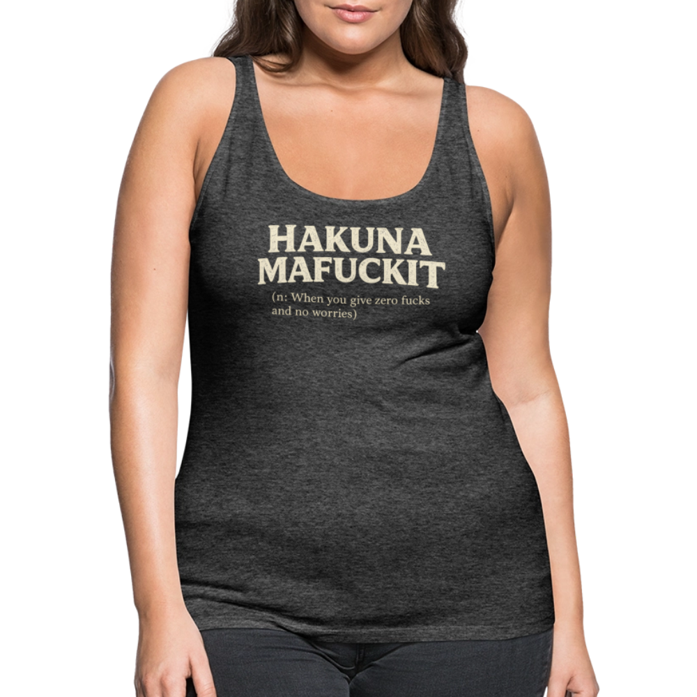 Hakuna Mafuckit Women’s Funny Graphic Tank Color: Black