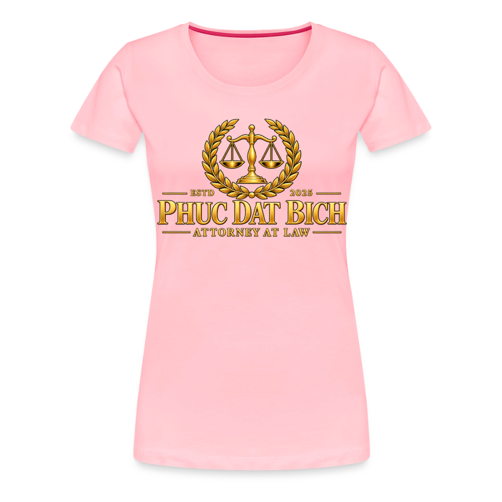 Phuc Dat Bich Attorney At Law Women's Premium T-Shirt - pink