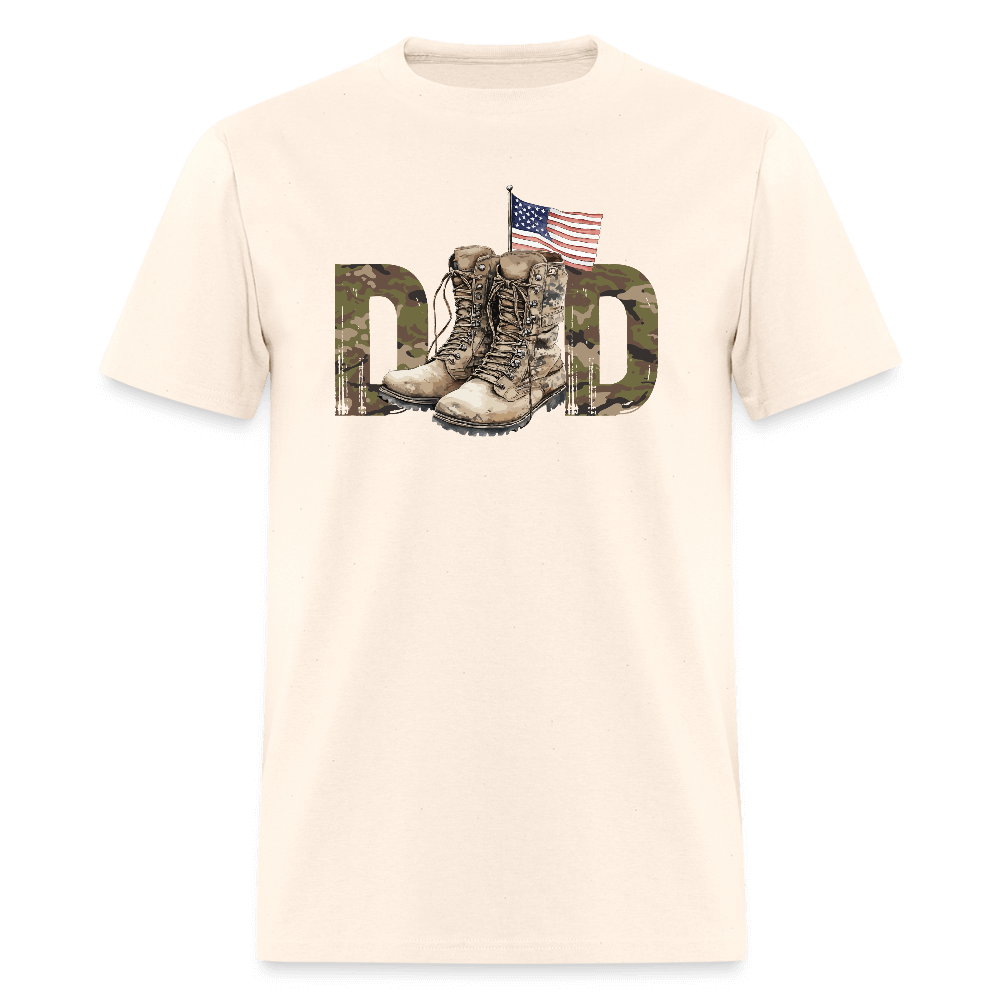 Military Dad T-Shirt - natural