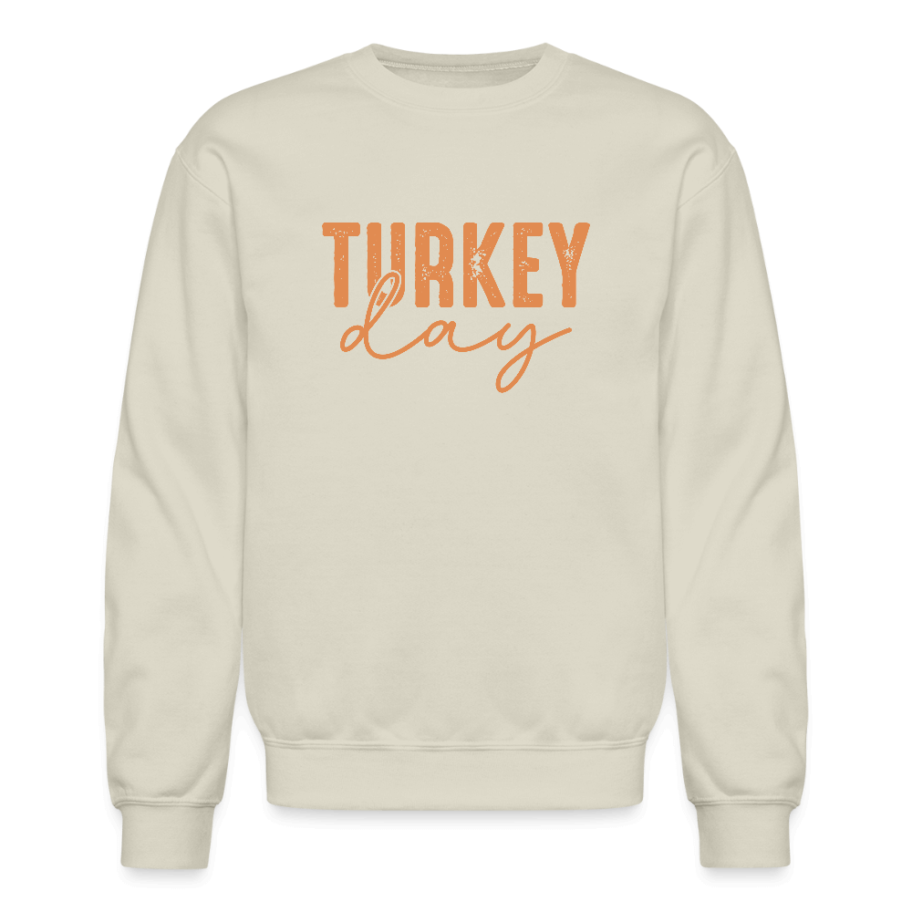 Turkey Day (Thanksgiving) Sweatshirt Color: Sand