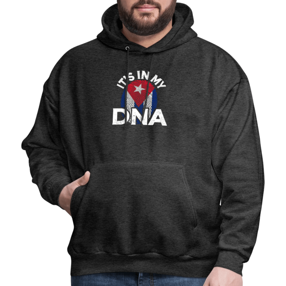 Cuba DNA Hoodie – Cuban Flag Fingerprint Design Color: black