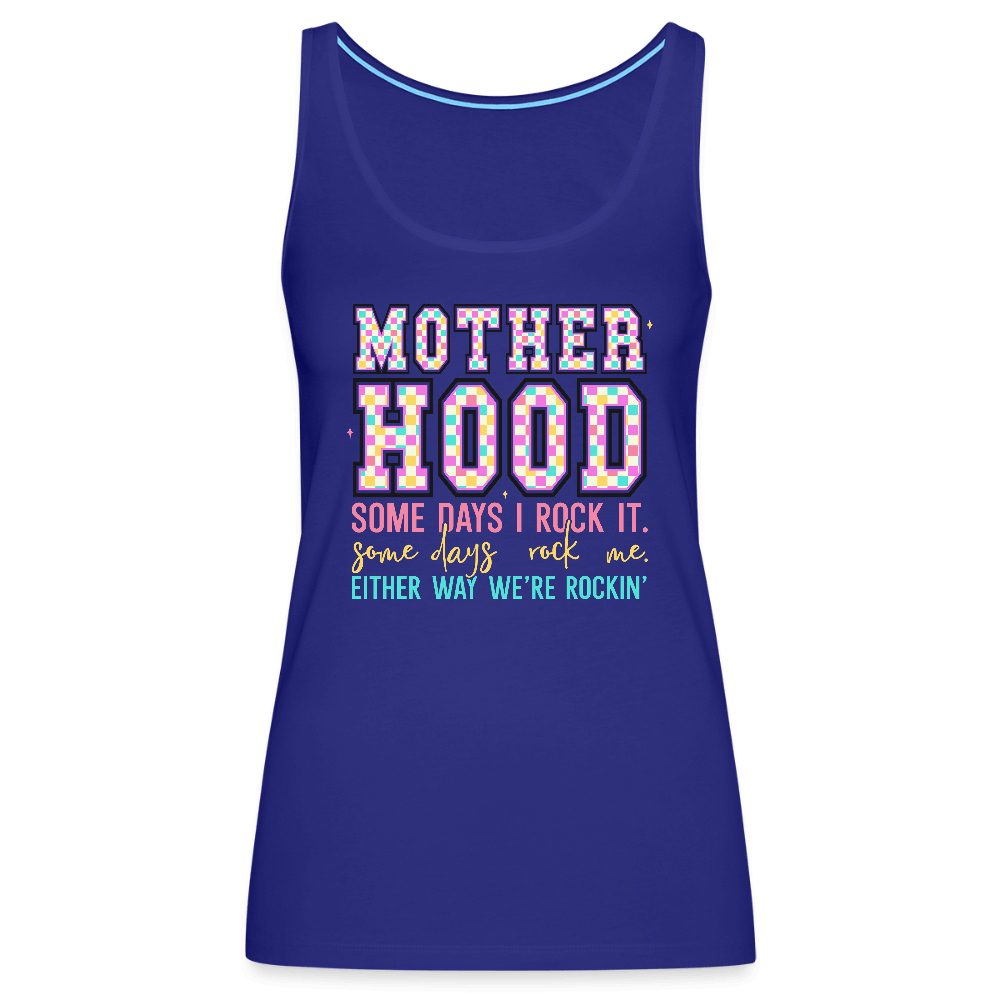 Motherhood We’re Rocking It Women’s Tank Top Color: royal blue