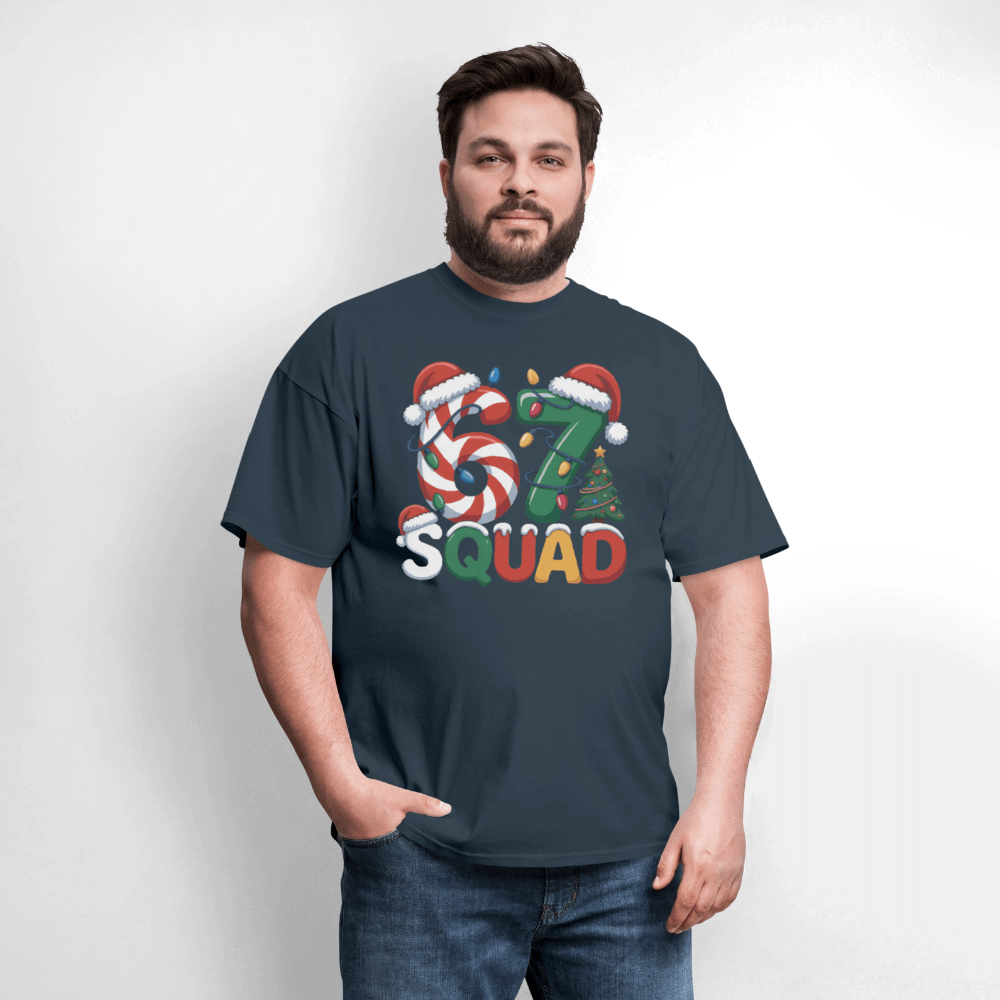 Six Seven Squad - Christmas 67 T-Shirt Color: forest green