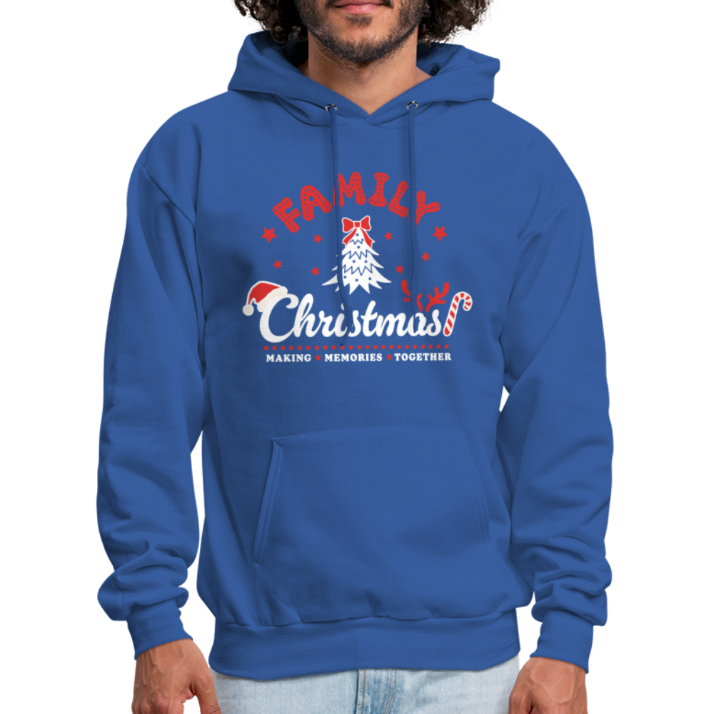 Family Christmas Making Memories Together Hoodie - royal blue