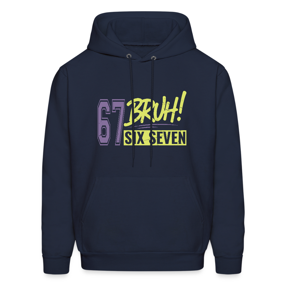 Six Seven Bruh 67 Women's Hoodie - navy