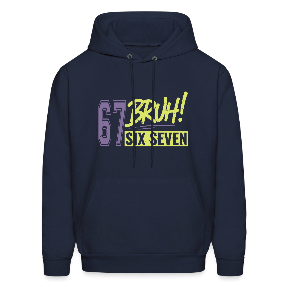 Six Seven Bruh 67 Hoodie Color: navy