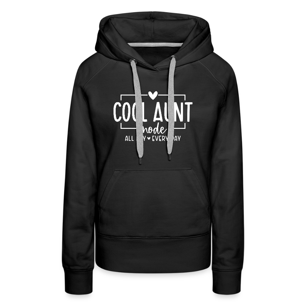 Cool Aunt Mode Women’s Premium Hoodie - black