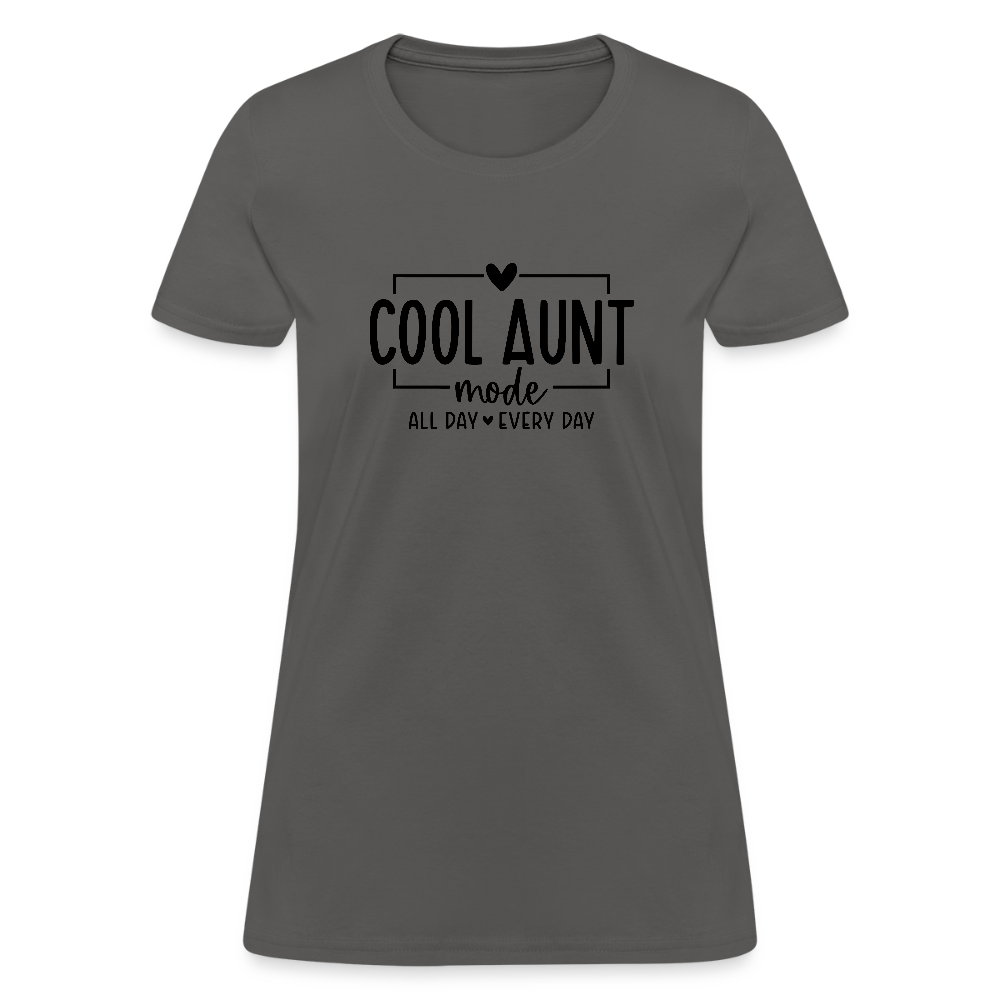 Cool Aunt Mode Women's T-Shirt - charcoal