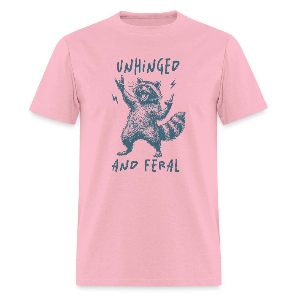 Unhinged and Feral T-Shirt - pink