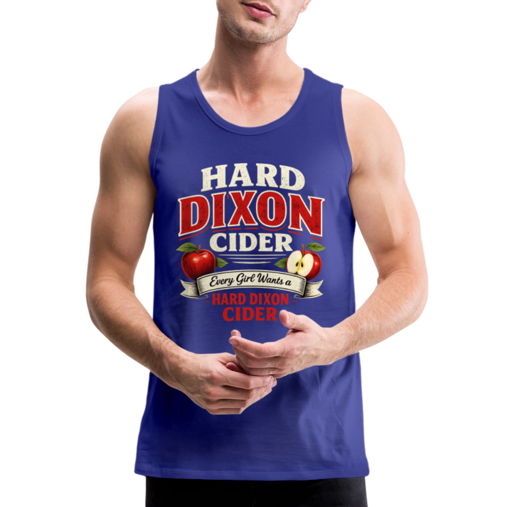 Hard Dixon Cider Funny Premium Tank Top Color: Royal Blue