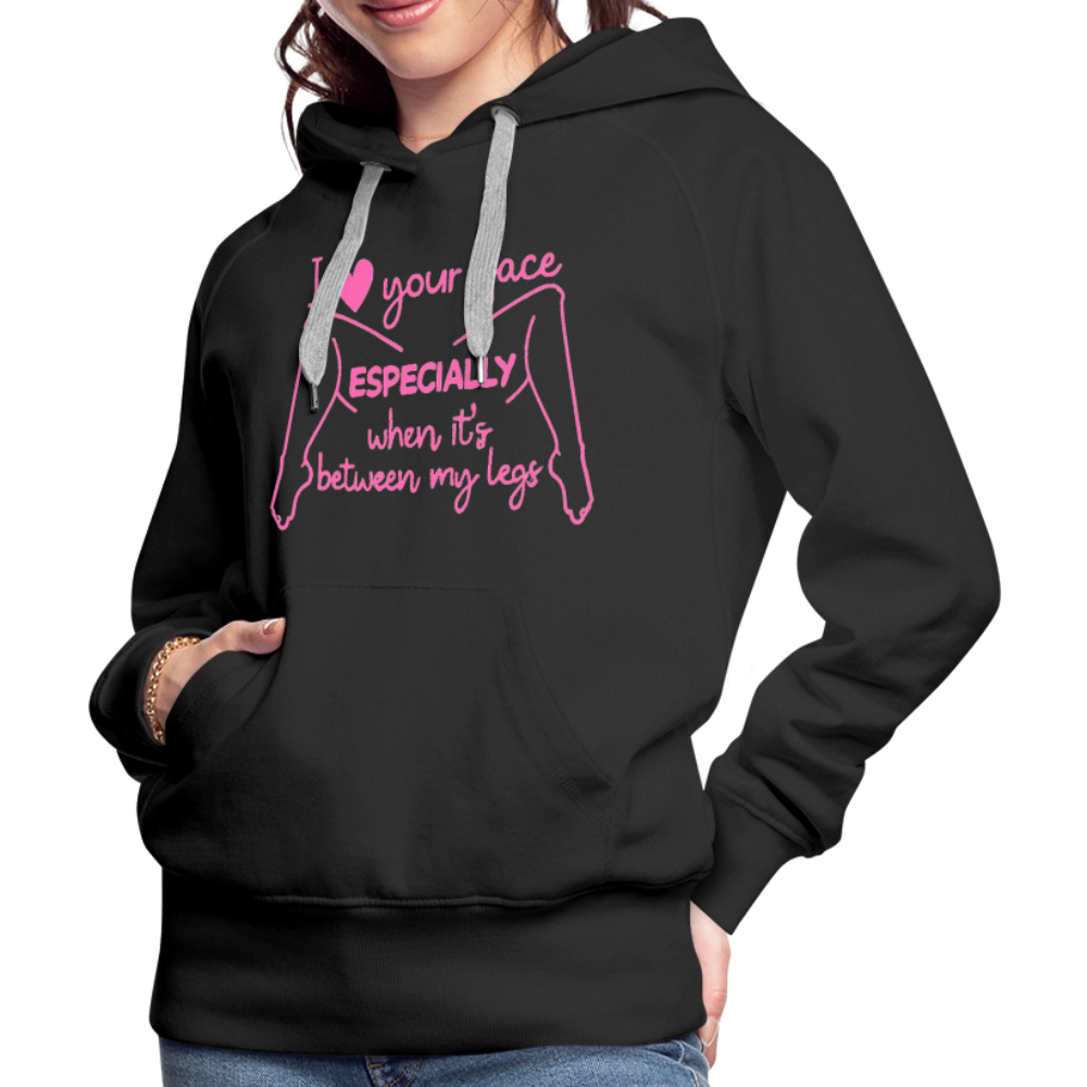 I Heart Your Face Especially When It’s Between My Legs Hoodie Color: White