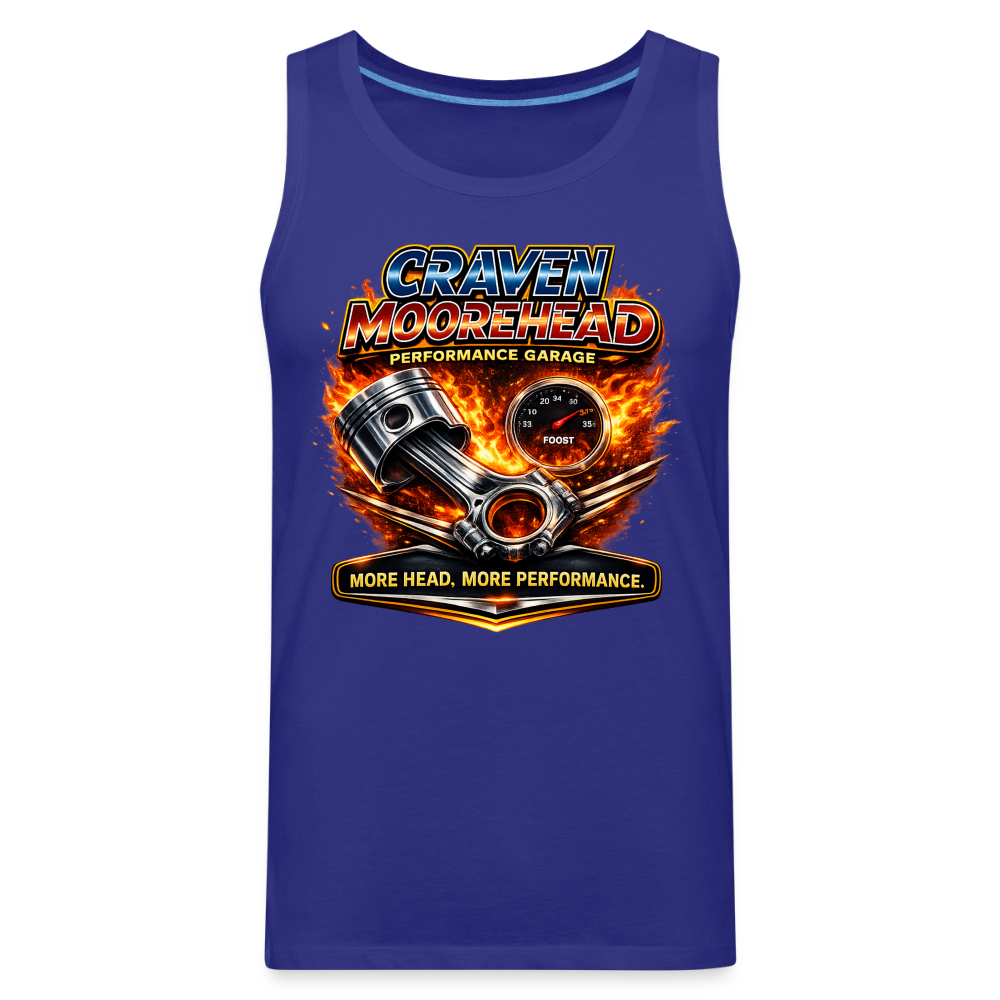Craven Moorehead Performance Tank Top Color: Deep Navy