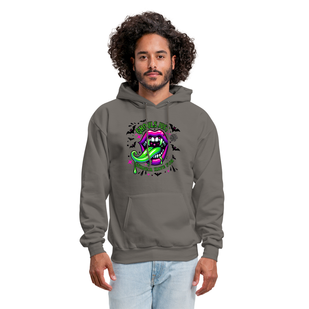 Ghouls Just Wanna Have Fun Hoodie (Halloween) - asphalt gray