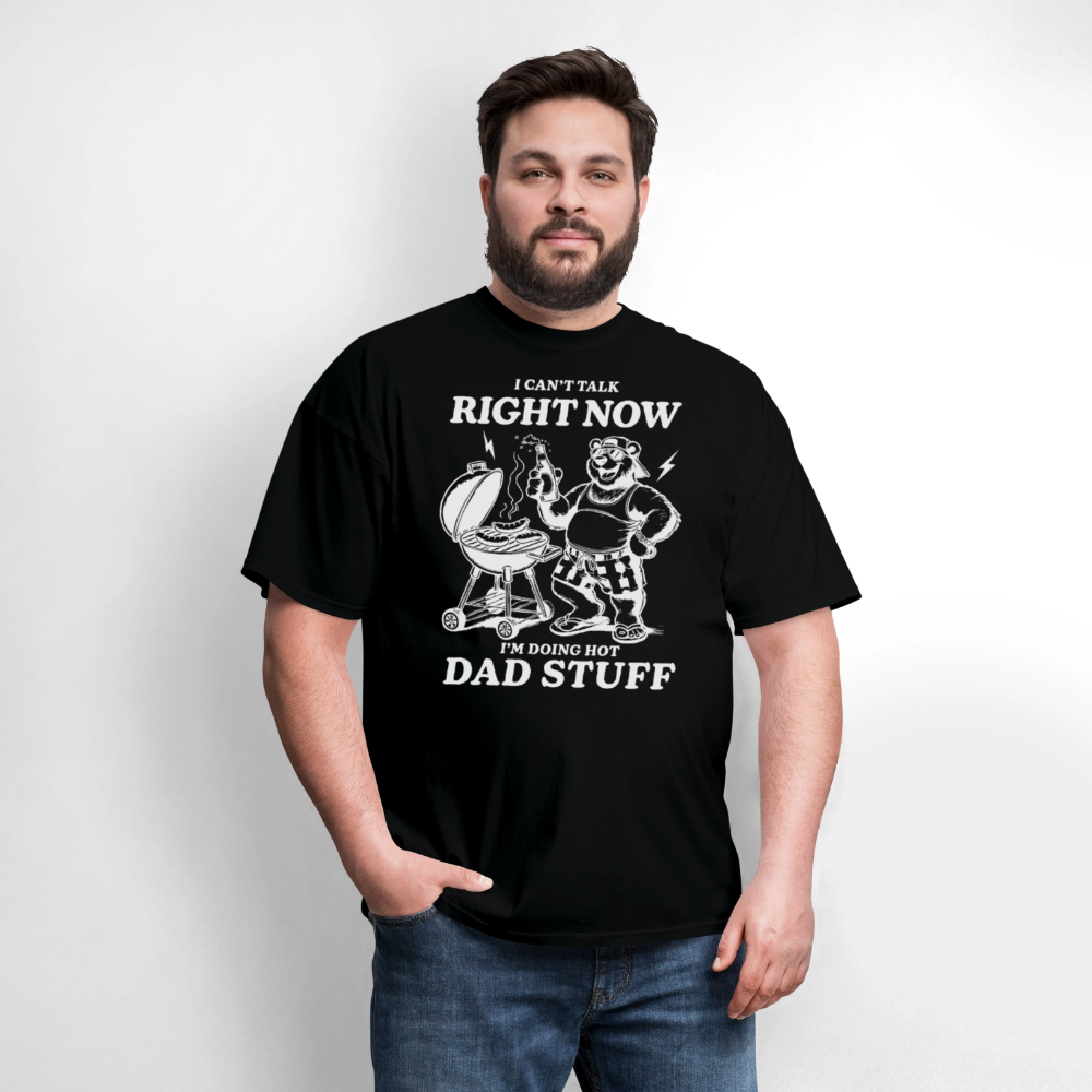 Doing Hot Dad Stuff (BBQ) T-Shirt - black
