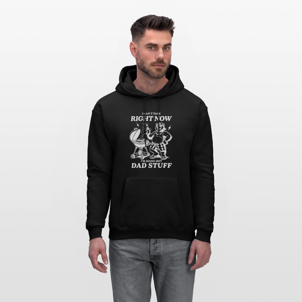 Doing Hot Dad Stuff BBQ Hoodie for Grilling Dads - black