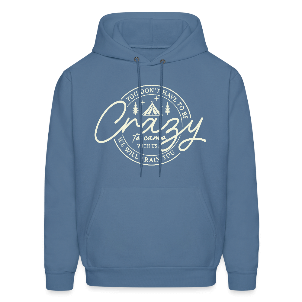Crazy Camping Hoodie Color: denim blue