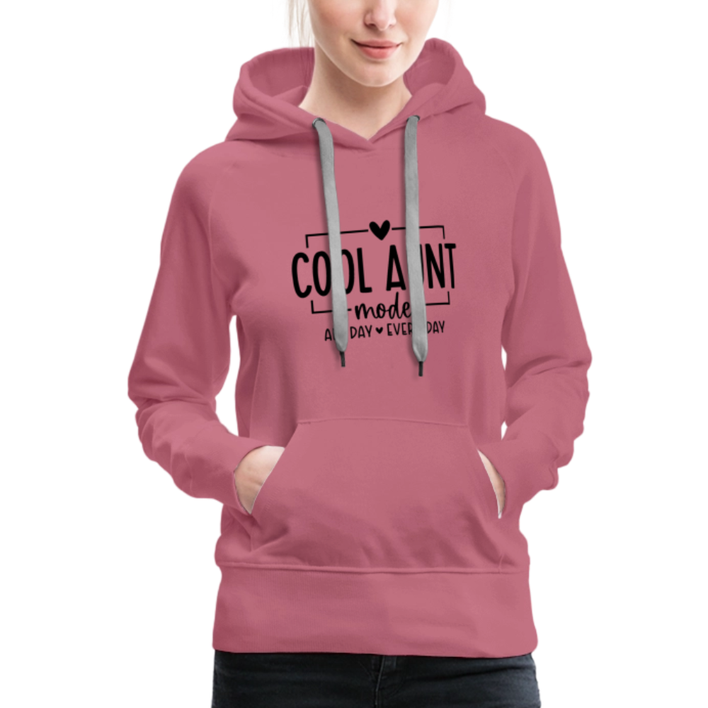 Cool Aunt Mode Women’s Premium Hoodie - mauve