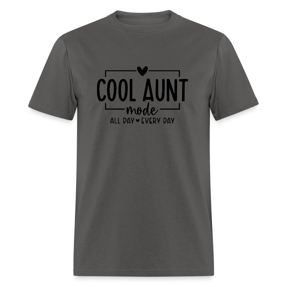 Cool Aunt Mode T-Shirt - charcoal