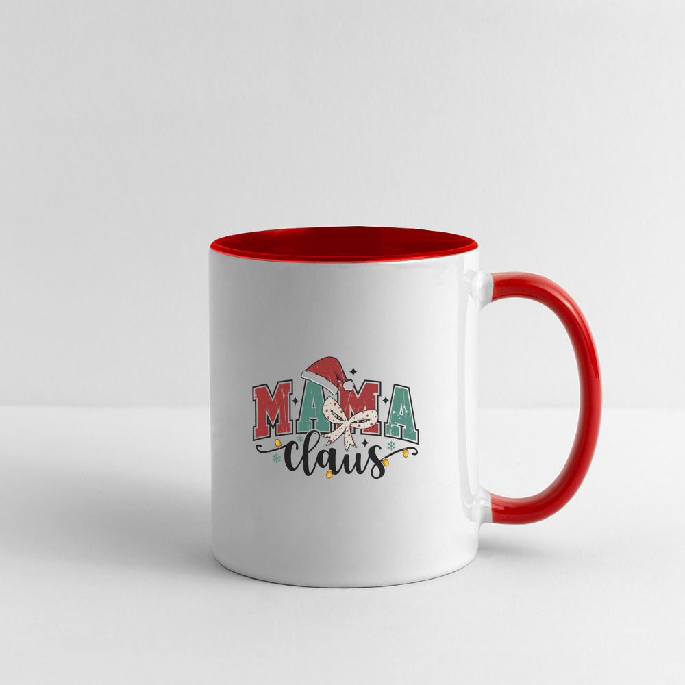 Mama Claus Coffee Mug Color: white/red