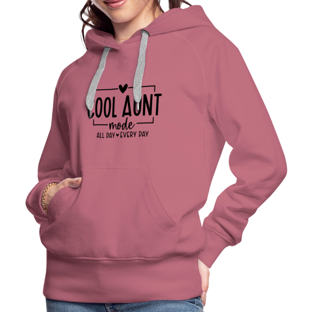 Cool Aunt Mode Women’s Premium Hoodie - mauve