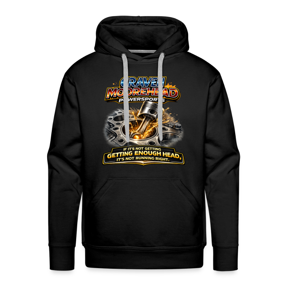 Craven Moorehead Powersports Funny Adult Humor Premium Hoodie - black