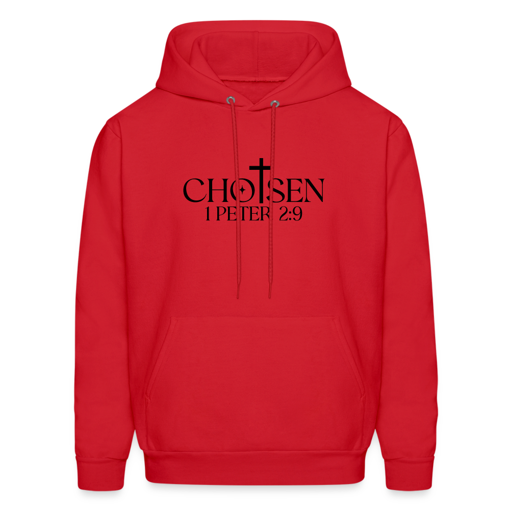 Chosen 1 Peter 2:9 Hoodie - red